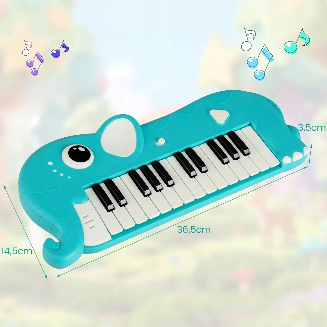 keyboard-costway-tm10194bl-glebokosc-produktu-14-5-cm