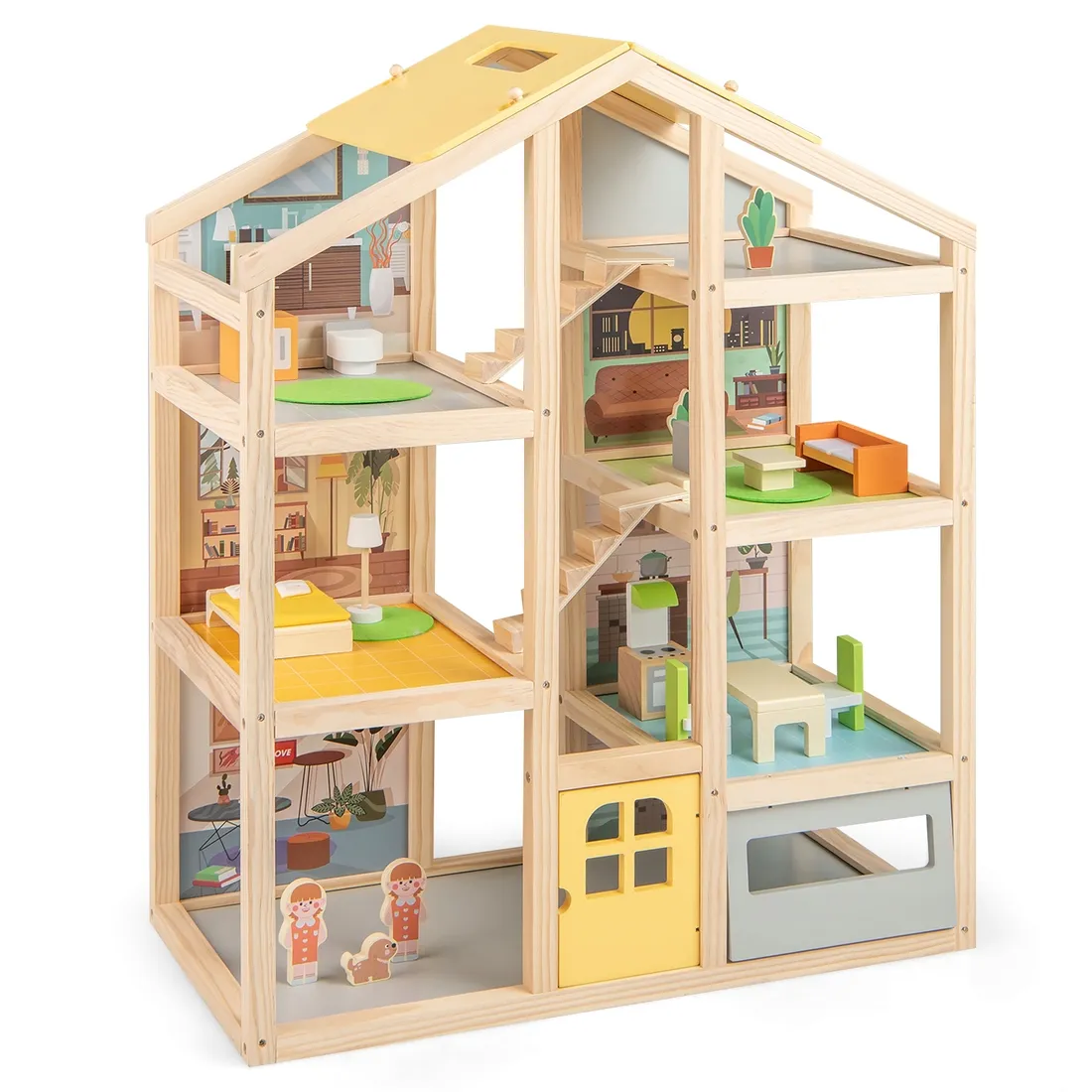 domek-dla-lalek-costway-75-cm
