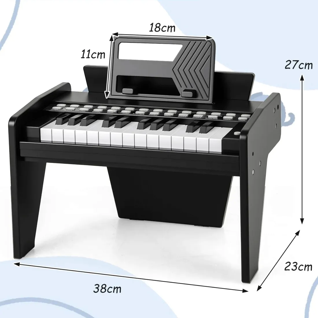 keyboard-costway-tm10158bk-zasilanie-baterie