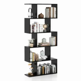 regal-costway-70-cm-x-158-cm-x-235-cm-czarny