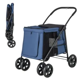 costway-skladany-wozek-dla-malych-zwierzat-transporter