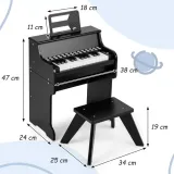 keyboard-costway-tm10160bk-zasilanie-baterie