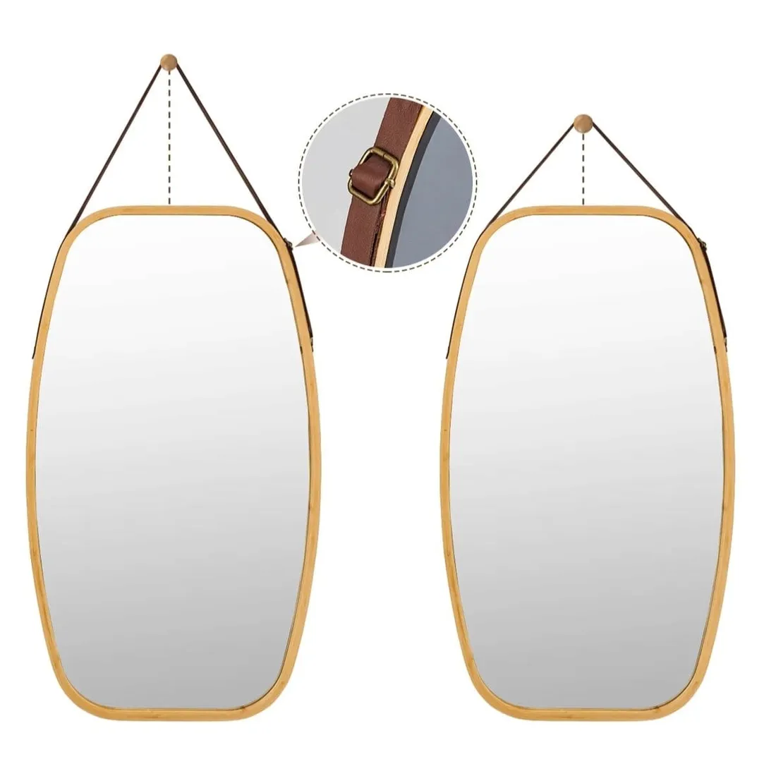 lustro-scienne-costway-owal-440-x-770-mm