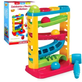 zjezdzalnia-z-pileczkami-i-mlotkiem-smily-play-sp82932-interaktywny-sorter