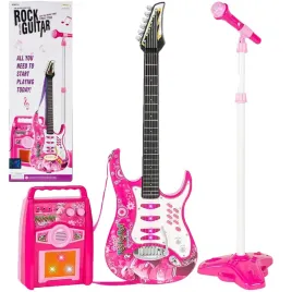 gitara-elektryczna-dla-dzieci-wzmacniacz-mikrofon