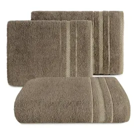 recznik-bawelniany-z-bordiura-koral-70x140-brazowy