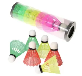 kolorowe-lotki-do-badmintona-plastikowa-tuba-6-sztuk