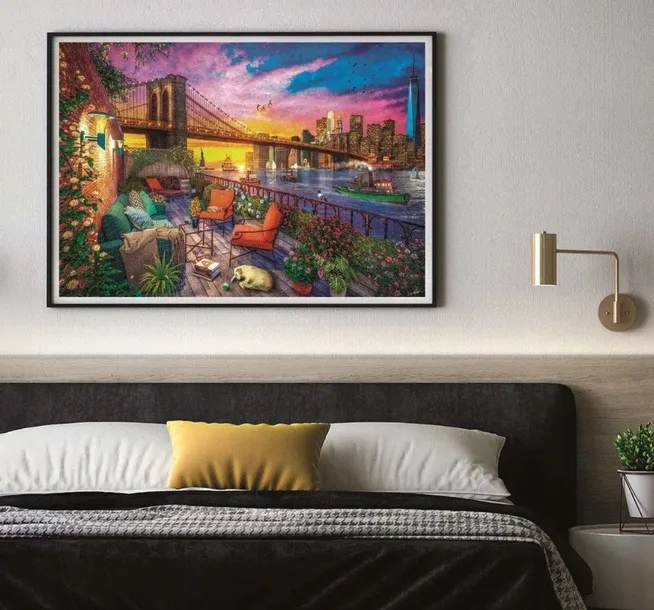 puzzle-3000-manhattan-balcony-sunset-marka-clementoni