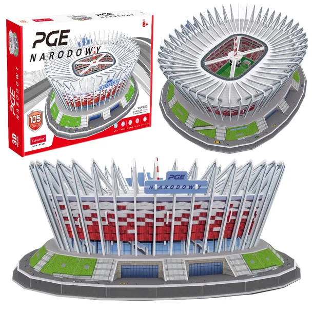 puzzle-3d-stadion-narodowy-105-elementow-cubic-fun-wysokosc-produktu-4-cm