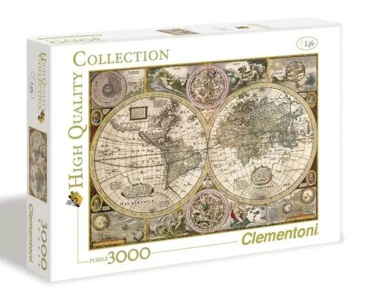 puzzle-3000-elementow-high-quality-collection-stara-mapa-clementoni-kod-producenta-33531