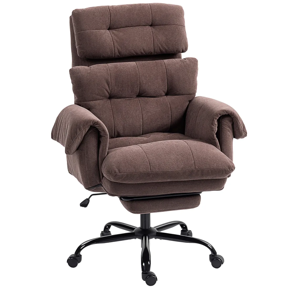 fotel-obrotowy-homcom-brazowy