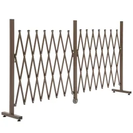 barierka-nozycowa-outsunny-brazowa-405-x-103-cm
