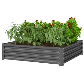 doniczka-stal-nierdzewna-szary-outsunny-120-cm-x-120-x-30-cm