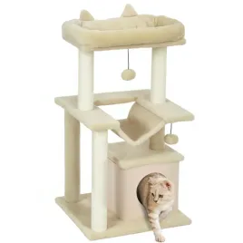 drapak-sufitowy-pawhut-bialy-61-100-cm