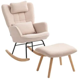 fotel-bujany-homcom-bezowy