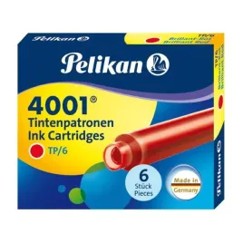 naboje-atramentowe-czerwone-6szt-pelikankrotkie