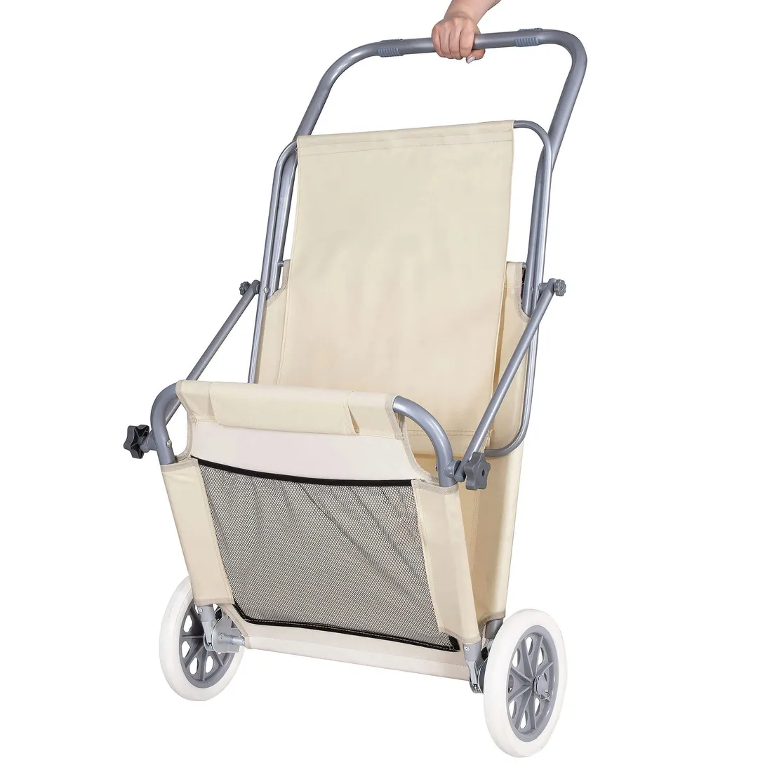 lezak-metal-bezowy-springos-kolor-bezowy