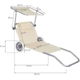 lezak-metal-bezowy-springos-maksymalne-obciazenie-120-kg