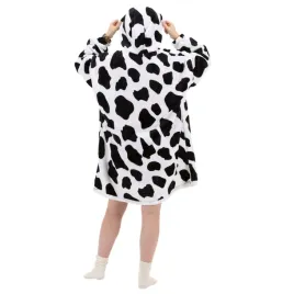 bluza-springos-czarna-z-kapturem-zwierzeca-uniwersalna-2-kieszenie