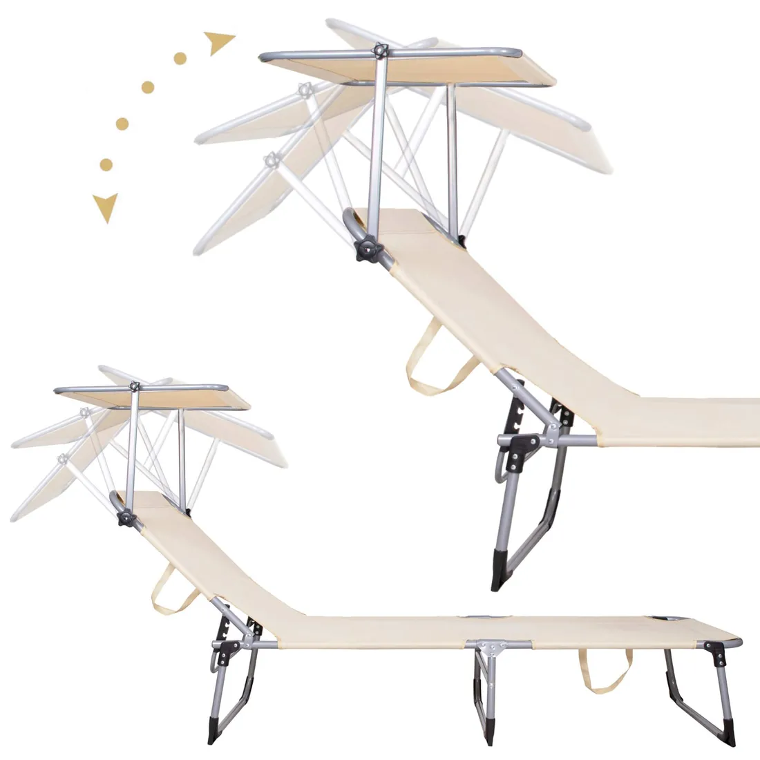 lezak-metal-bezowy-springos