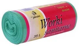 worki-odpady-sanitarne-zielone-segregacji-kosz-35l