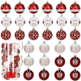 bombka-dekorowana-springos-plastikowa-biala-czerwona-7-cm-30-szt