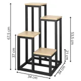 kwietnik-springos-675-cm-metal-maksymalna-liczba-donic-4