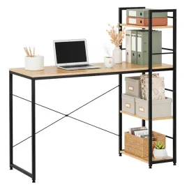 biurko-prostokatny-springos-120-x-48-x-122-cm-czarny-odcienie-brazu