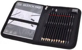 szkicownik-zestaw-olowkow-do-szkicowania-etui-creative-artist-profesjonalny