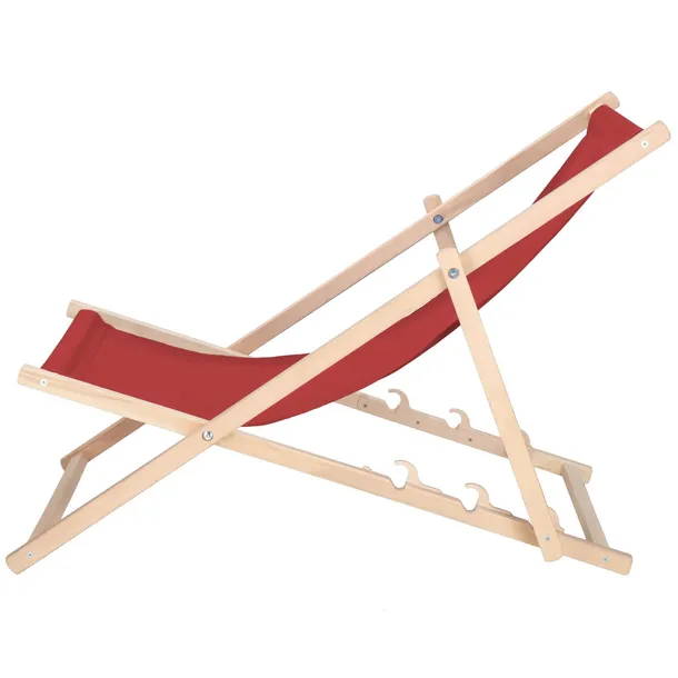 lezak-drewno-czerwony-springos-material-siedziska-tkanina