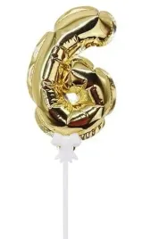 zloty-balon-foliowy-tort-topper-urodziny-cyfra-6