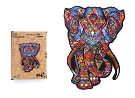 puzzle-drewniane-eko-132-slon-indyjski-a3-praca-zbiorowa