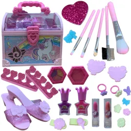 kuferek-z-kosmetykami-mega-akcesoria-buciki-pedzelki-spinki-pedzle-makeup