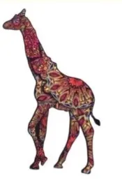 puzzle-drewniane-eko-55-cetkowana-zyrafa-a4-praca-zbiorowa
