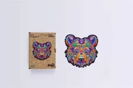 puzzle-drewniane-eko-22-brazowy-niedzwiedz-a4-praca-zbiorowa