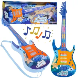 elektryczna-gitara-czterostrunowa-dla-dzieci-efekty-swietlne-pasek-utwory