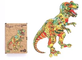 puzzle-drewniane-eko-129-tyranozaur-rex-a3-praca-zbiorowa