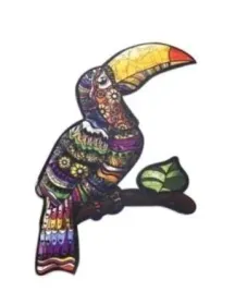 puzzle-drewniane-eko-60-tropikalny-tukan-a4-praca-zbiorowa