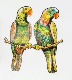 puzzle-drewniane-eko-82-papuzki-faliste-a4-praca-zbiorowa