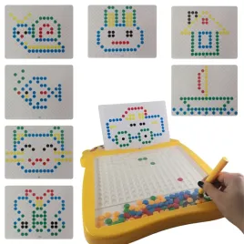 tablica-magnetyczna-mozaika-magpad-montessori-ukladanka-guzikowa