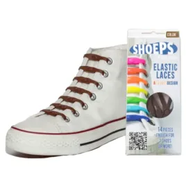 shoeps-silikonowe-sznurowki-bez-wiazania-brazowe