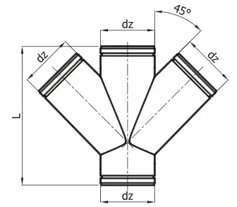 czwornik-czo-125-kat-45-darco-stan-nowy