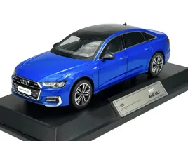 alloy-car-audi-a6-l-c8-niebieski-1-18-nowy-metalowy-model-swiatlo-275cm
