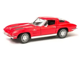 chevrolet-corvette-1963-welly-1-24-24073-czerwony