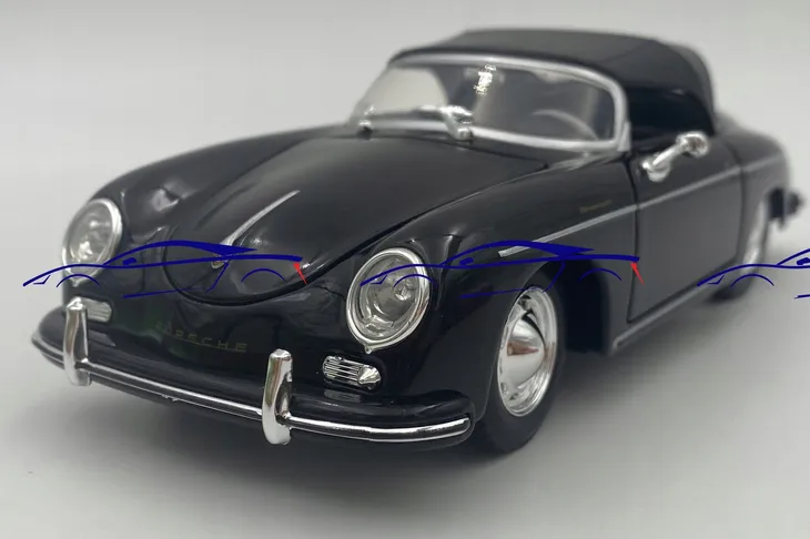 porsche-356a-speedster-model-welly-1-24-czarny-sof-stan-zlozenia-calosc-die-cast-marka-welly