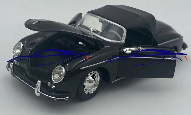 porsche-356a-speedster-model-welly-1-24-czarny-sof-stan-zlozenia-calosc-die-cast-waga-z-opakowaniem-0-6-kg