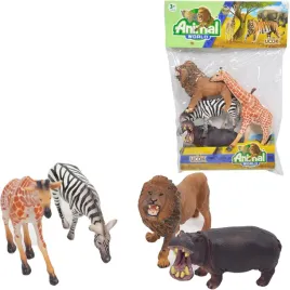 zwierzeta-lew-zyrafa-zebra-hipopotam