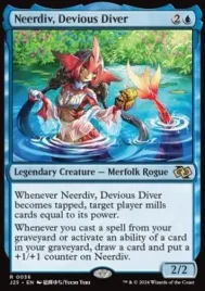 mtg-neerdiv-devious-diver-or-jumpstart-2025-j25-or-rare-anime-art-nm
