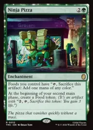 mtg-ninja-pizza-or-tmnt-commander-tmc-or-rare-en-nm-or-food-and-mana-ramp