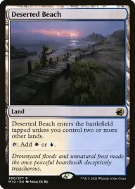mtg-deserted-beach-or-innistrad-remastered-inr-or-rare-en-nm-or-azorius-land